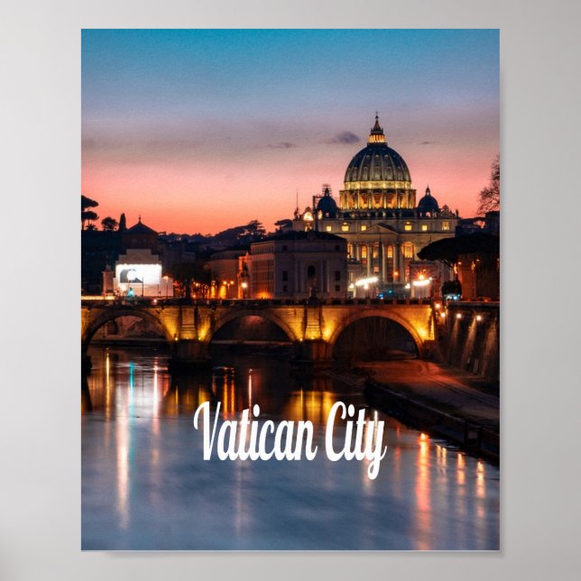 Affiche Vatican La Nuit Église Catholique Romaine (Devant)