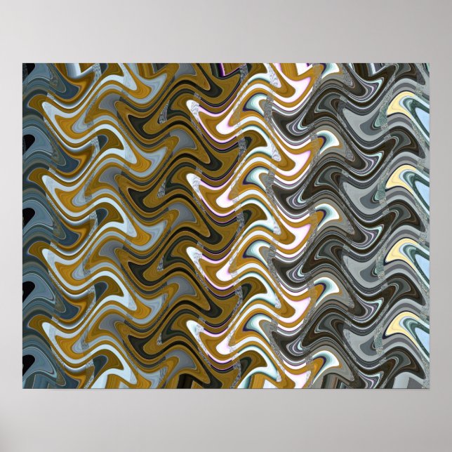 Affiche Vatican Stairs Wavy Abstrait, 2014 | Images SVP (Devant)