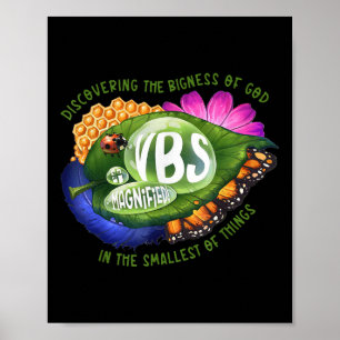 Affiche VBS Magnifié 2025 Découvrir la grandeur de Dieu