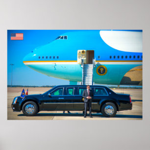 Affiche VC-25A (747-200B) et "THE BEAST"