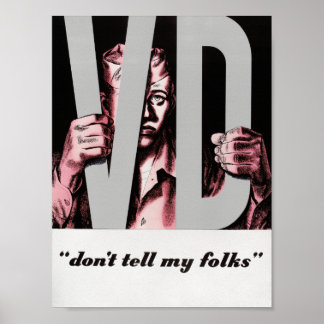 Affiche VD - Ne le dites pas à mes amis - Propagande Vinta