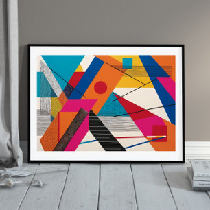 Affiche Vecteurs d'expression moderne