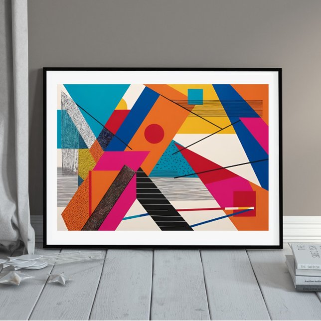 Affiche Vecteurs d'expression moderne (Créateur téléchargé)