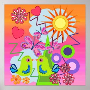 Affiche vectorielle numérique