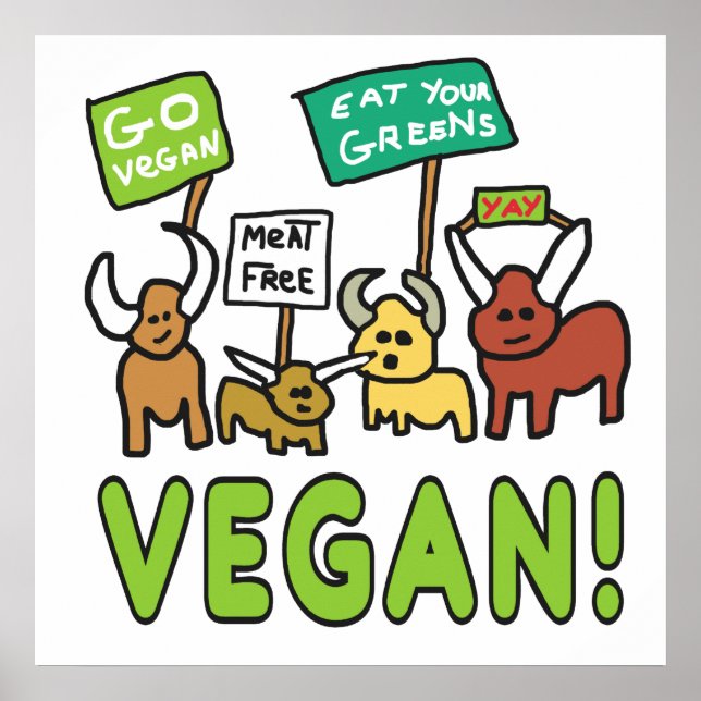 Affiche Vegan (Devant)