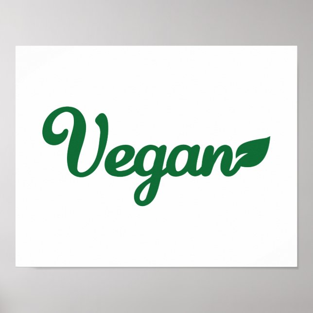 Affiche Vegan (Devant)