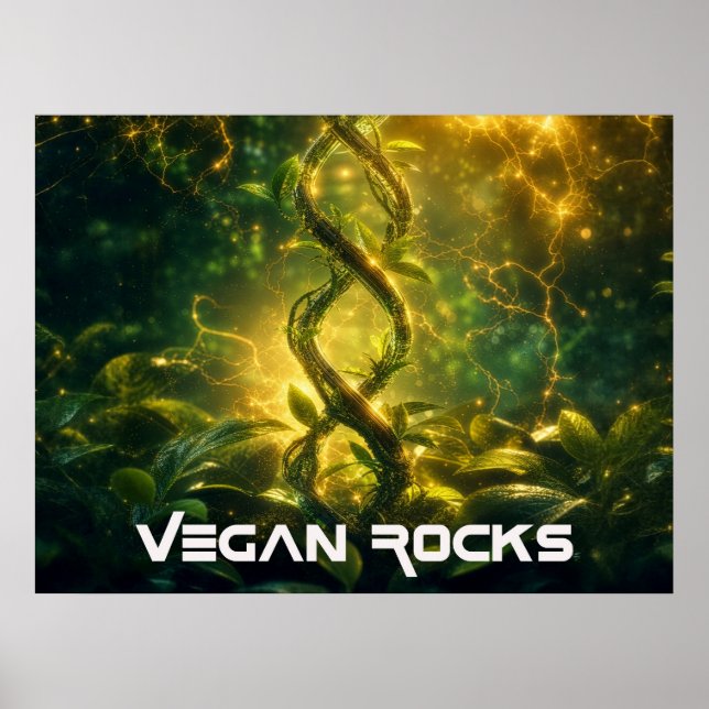 AFFICHE VEGAN ROCKS (Devant)