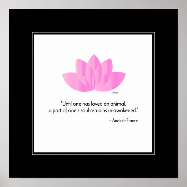 Affiche Vegan, Save an Animal - Décor mural (Devant)