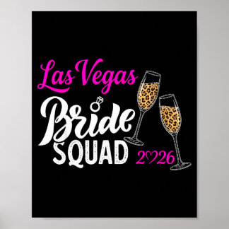 Affiche Vegas Bride Squad 2026 Married in Vegas