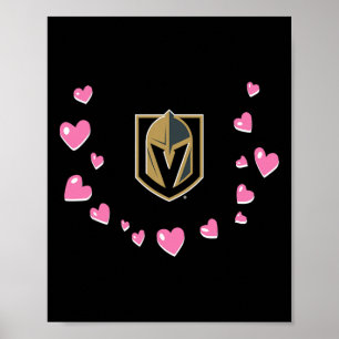 Affiche Vegas Golden Knights Saint-Valentin Amour Officiel