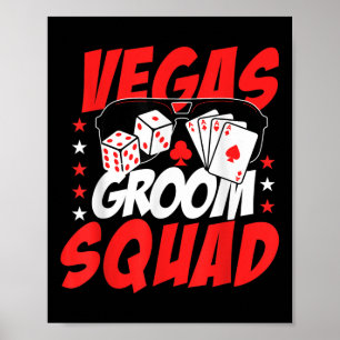 Affiche Vegas Groom Squad Mariage Bachelor Party