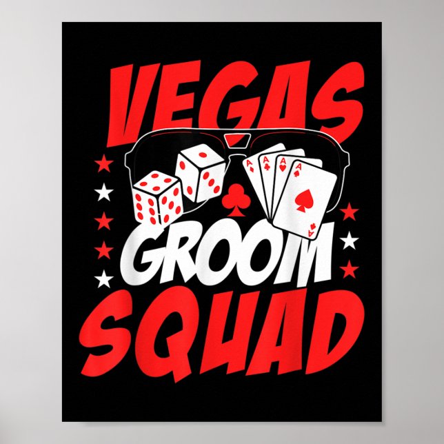 Affiche Vegas Groom Squad Mariage Bachelor Party (Devant)