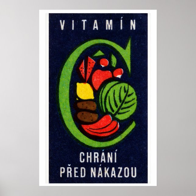 Affiche Vegetables Protect Against Infection - Matchbox (Devant)