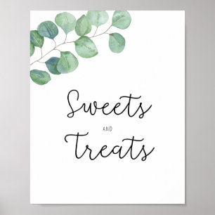 Affiche Végétal - fête prénatale pour bébé avec douceurs e