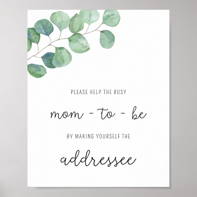 Affiche Végétation - Aider la maman occupée à adresser (Devant)