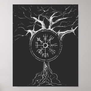 Affiche Vegvisir Tree Of Life