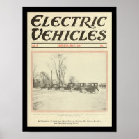 Véhicules électriques Automobiles Vintage Imprimer