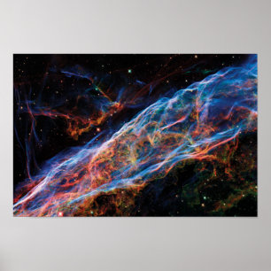 Affiche Veil Nebula NASA Hubble Space Photo