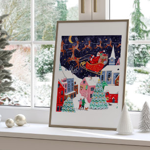 Affiche Veille de Noël Village Nordique du Père Noël