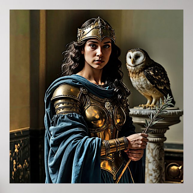 Affiche Veillée silencieuse de Minerva - déesse romaine (Devant)