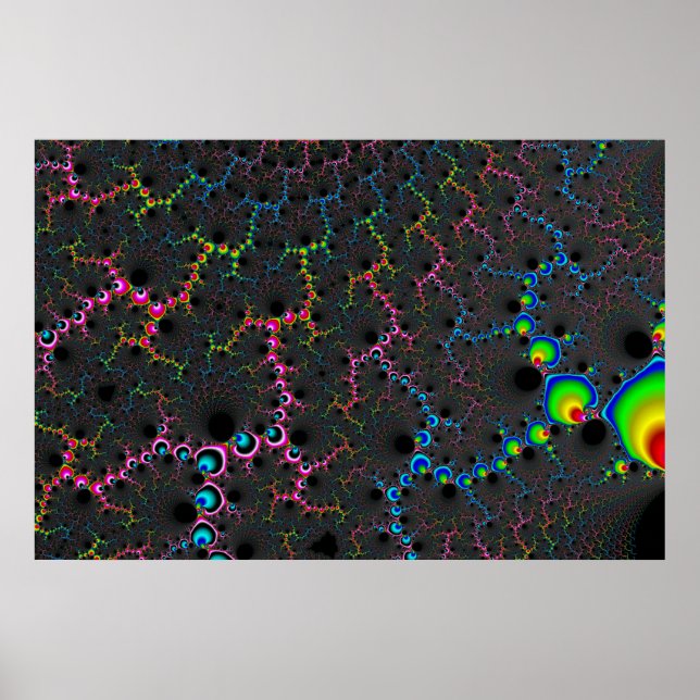 Affiche Veines - Art Fractal (Devant)