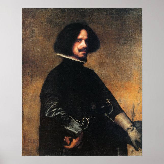 Affiche Velázquez - Autoportrait 1645 (Devant)
