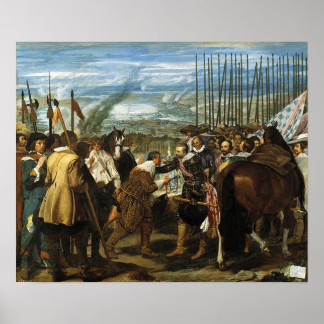 Affiche Velázquez - La reddition de Bréda 1635 (Devant)