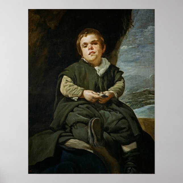 Affiche Velázquez - Le bouffon Francisco Lezano (Devant)
