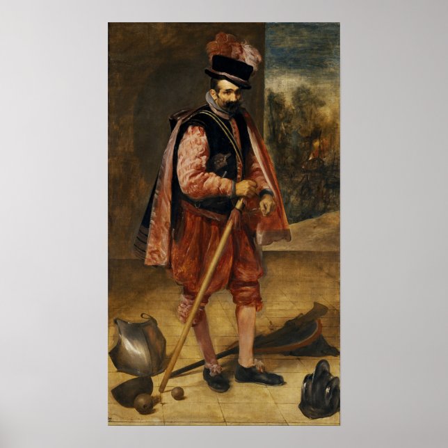 Affiche Velázquez - Le Jester Appelé "Juan D'Autriche" (Devant)