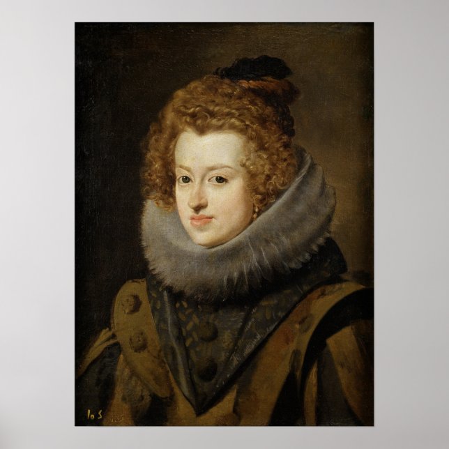 Affiche Velázquez - Maria D'Autriche Reine De Hongrie 1630 (Devant)