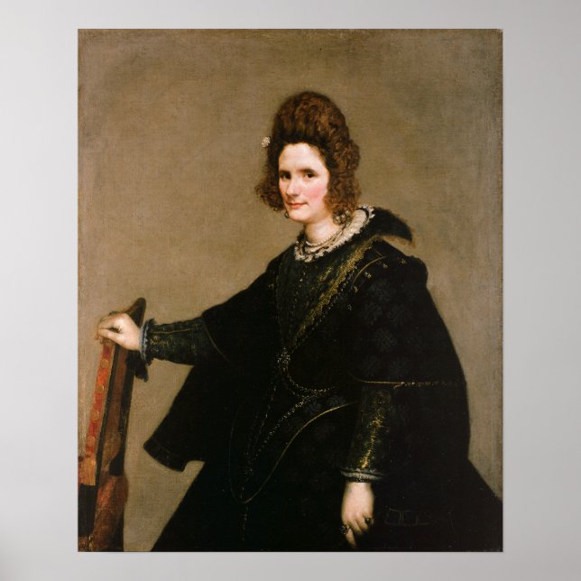 Affiche Velázquez - Portrait D'Une Dame (Devant)