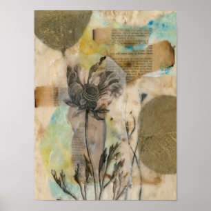 Affiche Vélin II floral