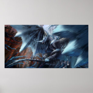 Affiche Velkhana Monster Hunter World Iceborne