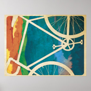 Affiche Vélo Art - Archivage poids lourd - Vélo NY