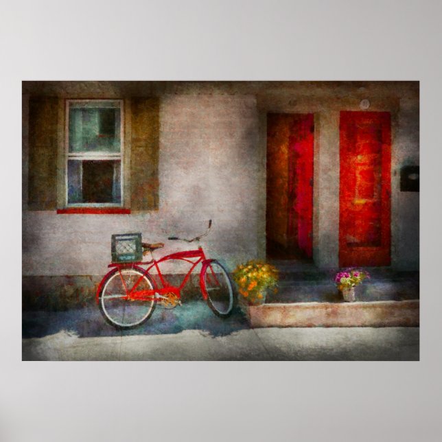 Affiche Vélo - Bienvenue, portes ouvertes (Devant)