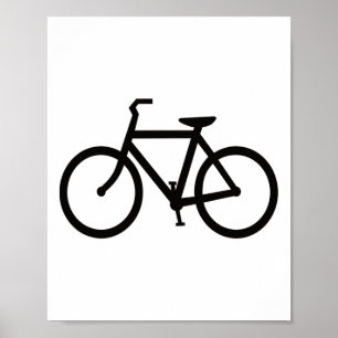 Affiche Vélo Cyclisme Cycliste VTT Vélo Bicyclette