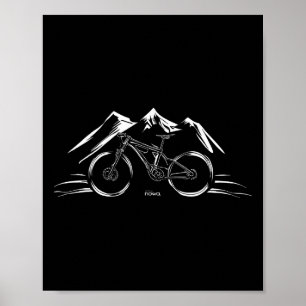 Affiche Vélo de course Cyclisme Motivation Vélo de montagn