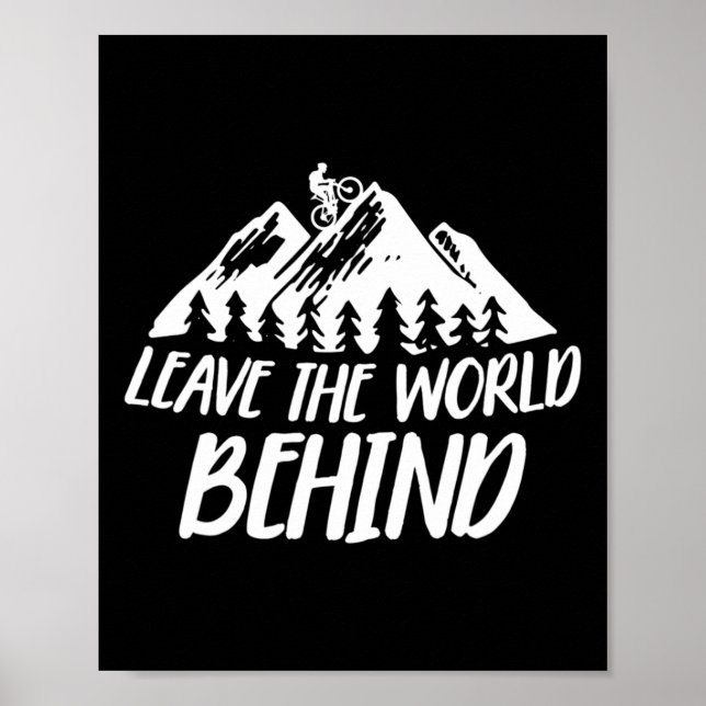 Affiche Vélo de montagne  (Devant)