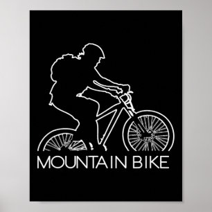 Affiche Vélo de Montagne Bmx Cadeau de Motards Cool Véloto