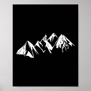 Affiche Vélo de Montagne Colorado Mtb Vélo Cyclisme Sentie
