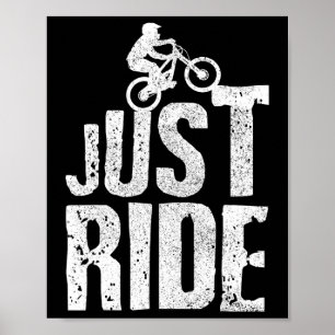 Affiche Vélo de Montagne Il suffit de Rouler Mtb Cyclisme