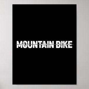 Affiche Vélo de Montagne Mtb Cyclisme Cycliste - Ecg Batte
