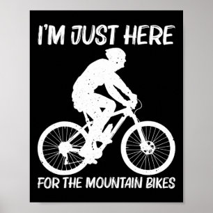 Affiche Vélo de Montagne Pour Hommes Femmes Mtb Vélo Tout