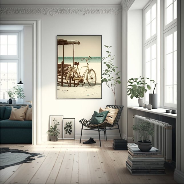 Affiche Vélo de plage (Créateur téléchargé)
