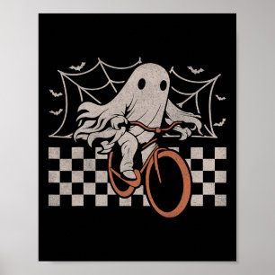 Affiche Vélo Fantôme Halloween Costume Ghoul Biker