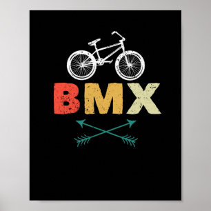 Affiche Vélo Motocross Motocross BMX Halfpipe