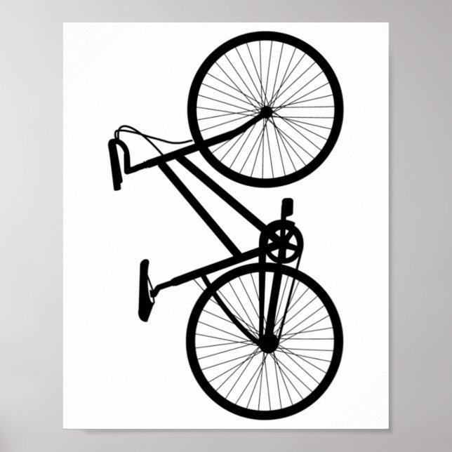 Affiche Vélo pour les amateurs de vélos et de cyclisme  (Devant)