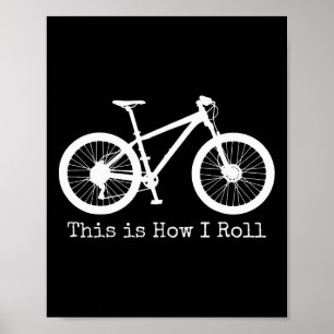 Affiche Vélo tout terrain cyclisme Mtb vélo cyclisme drôle