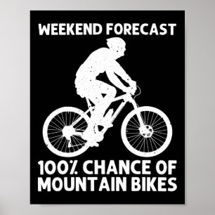 Affiche Vélo Tout Terrain Pour Hommes Femmes Mtb Vélo Tout