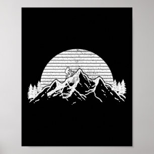 Affiche Vélo tout terrain VTT vélo cyclisme vélo de descen
